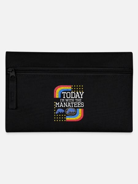 Vintage Slogan SEEKÜHE - Federtasche - Schwarz