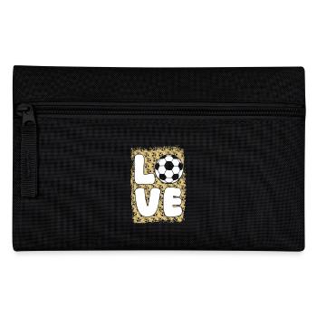 Fußballspieler Fußball - Federtasche - Schwarz - Vorne