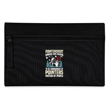 Duck hunters shoot heavier loads flag - Pencil Case - black - Front