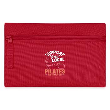 Pilates Support Your Local Instructor - Pencil Case - red - Front