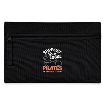 Pilates Support Your Local Instructor - Pencil Case - black - Front