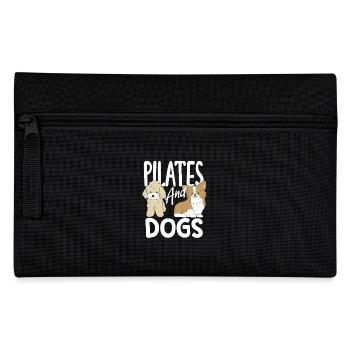 Pilates et chiens pour les amoureux des animaux - Trousse - noir - Devant