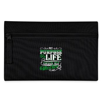 Mother's Day Mother Is My Purpose In Life - Pencil Case - black - Front