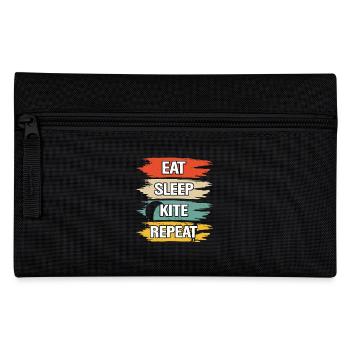 Kitesurfer Kiteboard Kitesurfing Kitesurf - Pencil Case - black - Front