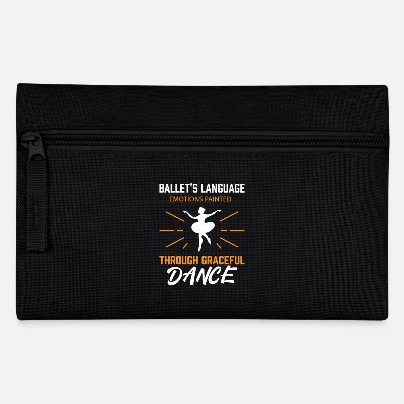 Ballerina Ballett mädchen - Federtasche - Schwarz