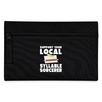 Syllabe Magicien Poésie Slam - Trousse - noir - Devant