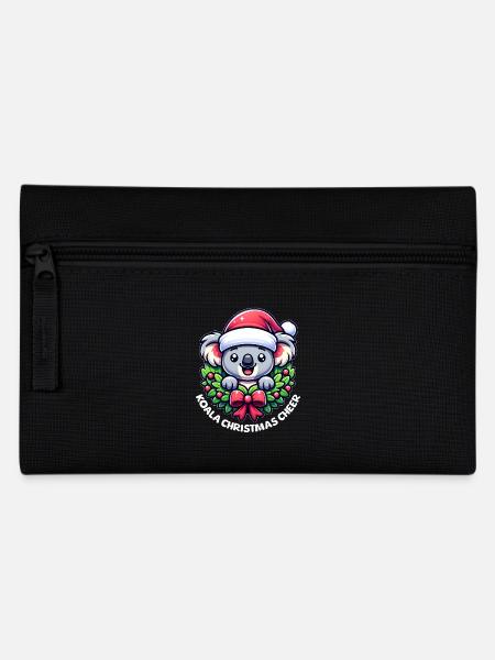 Christmas Koala - Pencil Case - black