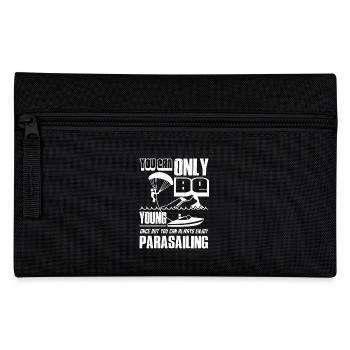 You Can Always Enjoy Parasailing - Pencil Case - black - Front