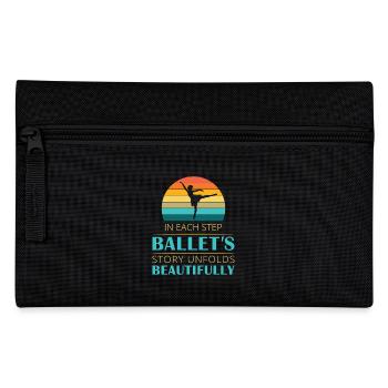Ballerina Ballett mädchen - Federtasche - Schwarz - Vorne