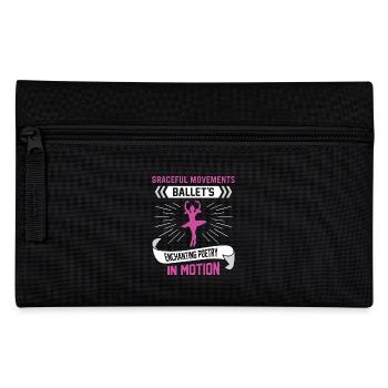 Ballerina Ballett mädchen - Federtasche - Schwarz - Vorne