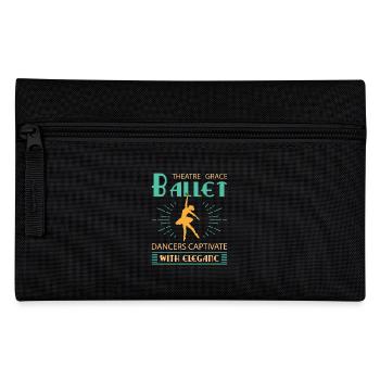 Ballerina Ballett mädchen - Federtasche - Schwarz - Vorne