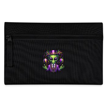 Mardi Gras Alien - Federtasche - Schwarz - Vorne