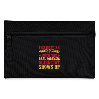 Forensic Science Major The Real Shows Up Forensics - Pencil Case - black - Front