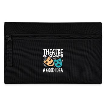 Musical Liebhaber Theater Ist Immer Eine Gute Idee - Federtasche - Schwarz - Vorne