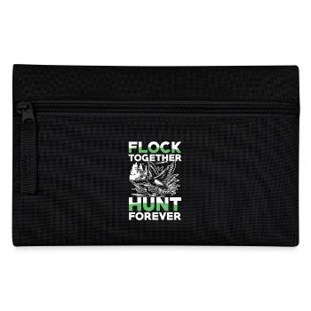 Duck hunters shoot heavier loads flag - Pencil Case - black - Front