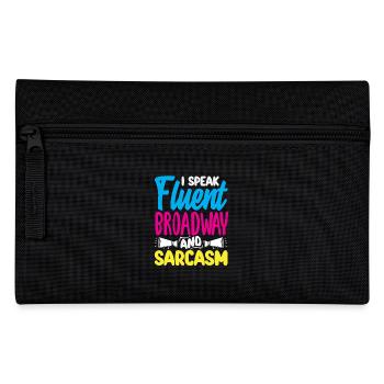Musical Liebhaber: Ich Spreche Broadway - Federtasche - Schwarz - Vorne