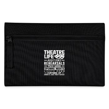 Musical Lover Theater Life Curtain Up - Pencil Case - black - Front