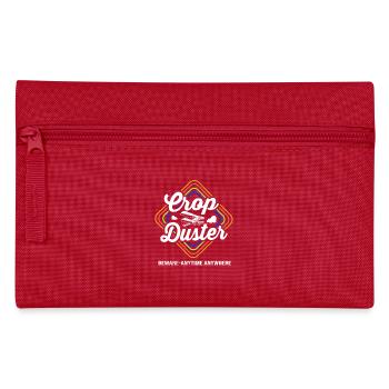 Crop Duster Airplane Pilot - Pencil Case - red - Front