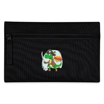Carnaval Anniversaire Pirate Dinosaure Chapeau Pirate - Trousse - noir - Devant