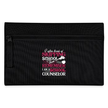 School Counselor I am A School Counselor - Pencil Case - black - Front
