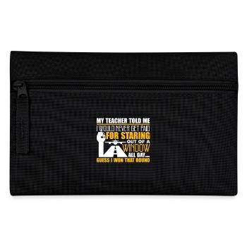 Air Traffic Controller I am A Air Traffic Control - Pencil Case - black - Front