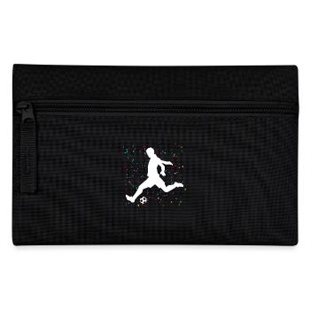 Fußballspieler Fußball - Federtasche - Schwarz - Vorne