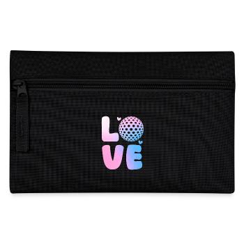 Golfspieler Golf - Federtasche - Schwarz - Vorne