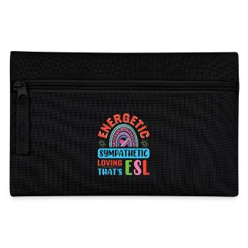 ESL-Lehrer ESL Unterricht - Federtasche - Schwarz - Vorne