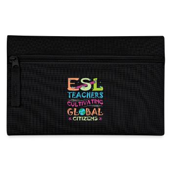 ESL-Lehrer ESL Unterricht - Federtasche - Schwarz - Vorne