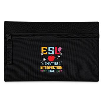 ESL-Lehrer ESL Unterricht - Federtasche - Schwarz - Vorne