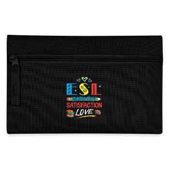 ESL-Lehrer ESL Unterricht - Federtasche - Schwarz - Vorne