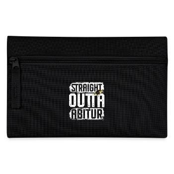 Abitur STRAIGHT OUTTA ABITUR Lustiges - Federtasche - Schwarz - Vorne