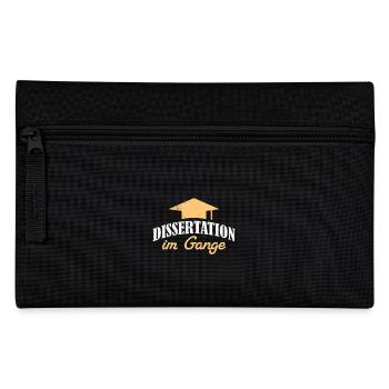 Doktorand Lustig DISSERTATION IM GANGE Ph.D Lustig - Federtasche - Schwarz - Vorne