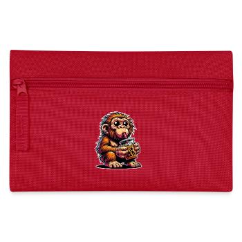 Neanderthal Bubble Tea - Pencil Case - red - Front
