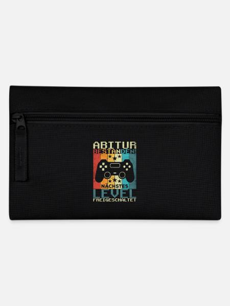 Abitur Abi Abschluss Abiturienten Vintage Geschenk - Federtasche - Schwarz