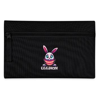 Eggimon - Osterhase - Osterei - Geschenk - Federtasche - Schwarz - Vorne