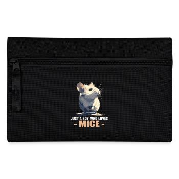 Mäuse Maus - Federtasche - Schwarz - Vorne