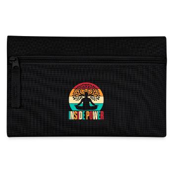 Yoga Inside Power Funny Yoga - Federtasche - Schwarz - Vorne