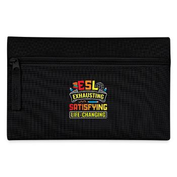 ESL-Lehrer ESL Unterricht - Federtasche - Schwarz - Vorne