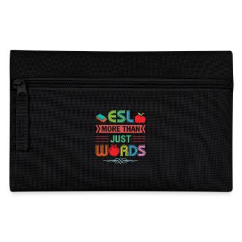 ESL-Lehrer ESL Unterricht - Federtasche - Schwarz - Vorne