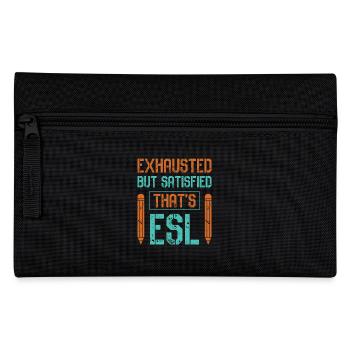 ESL-Lehrer ESL Unterricht - Federtasche - Schwarz - Vorne