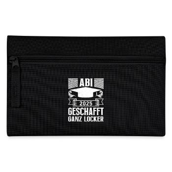 ABI 2025 GESCHAFFT GANZ LOCKER Lustiges Abi - Federtasche - Schwarz - Vorne