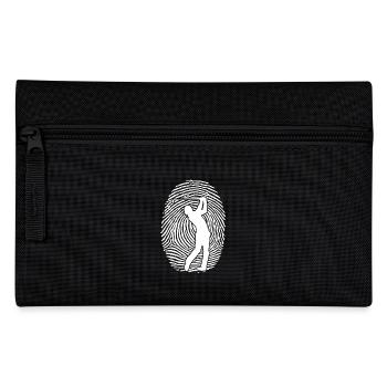 Golfspieler Golf - Federtasche - Schwarz - Vorne