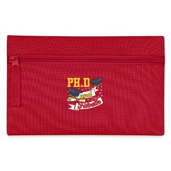 Doktortitel Ph.D AND FABOLOUS Lustiges - Federtasche - Rot - Vorne