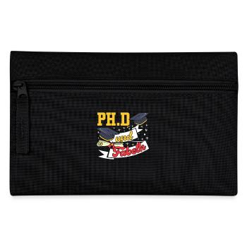 Doktortitel Ph.D AND FABOLOUS Lustiges - Federtasche - Schwarz - Vorne