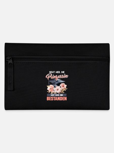 Abiturienten SEHT HER PRINZESSIN HAT ABI BESTANDEN - Federtasche - Schwarz