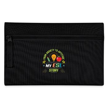 ESL-Lehrer ESL Unterricht - Federtasche - Schwarz - Vorne