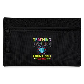 ESL-Lehrer ESL Unterricht - Federtasche - Schwarz - Vorne
