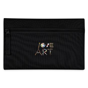 I Love Art Creative Tool Motif - Pencil Case - black - Front