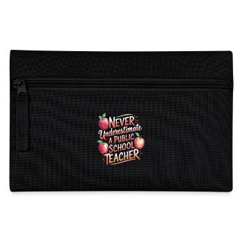 Ne sous-estimez jamais un professeur à la - Trousse - noir - Devant